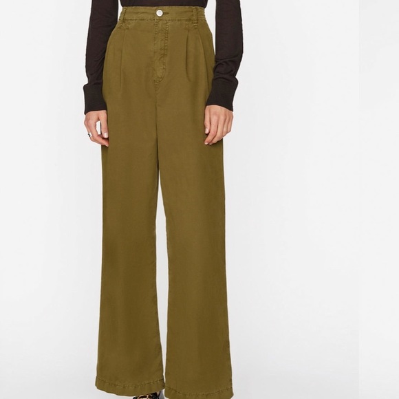 FRAME PLEATED CHINO SURPLUS PANT SIZE 25 - Picture 2 of 15